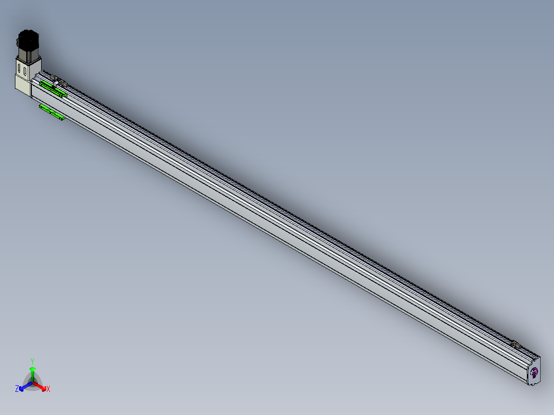 同步带滑台-半封闭B10-L90-S2200-R-P40-D3