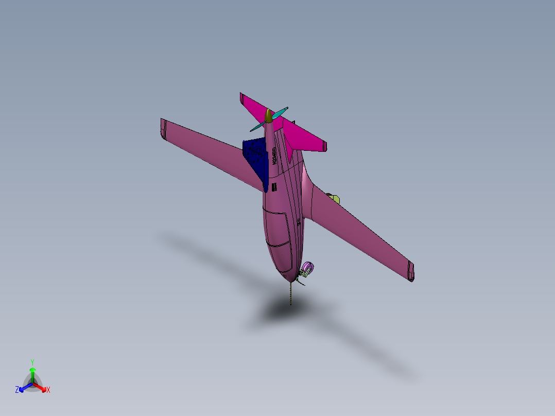 小型具有流线型的飞机BD-5