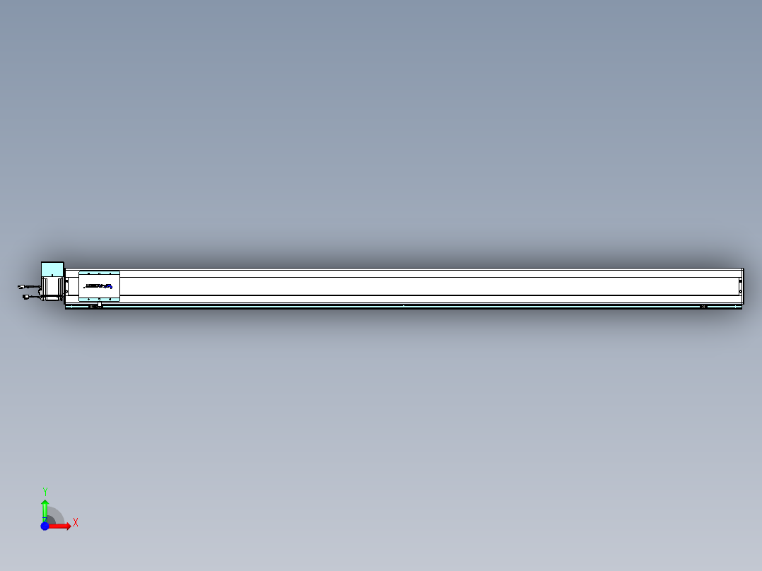 威洛博VBC同步带传动一无尘环境VBC14-L45-S2350-BRU-ZP75-C3前视图