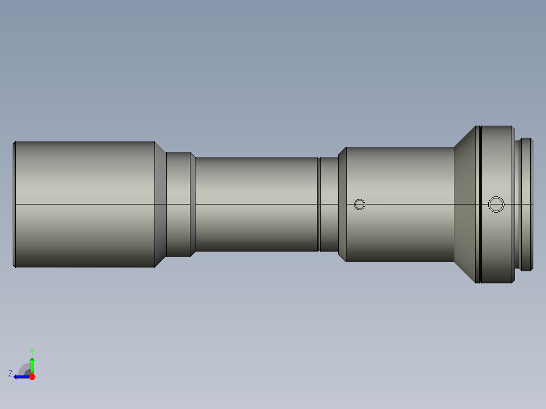 基恩士CA-LM1_kc图纸模型右视图
