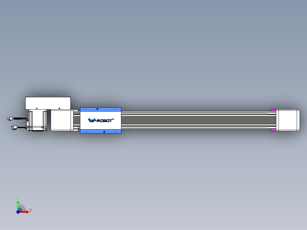 威洛博LB.GB同步带传动--欧规系列GB8-L96-S650-BR-P75前视图