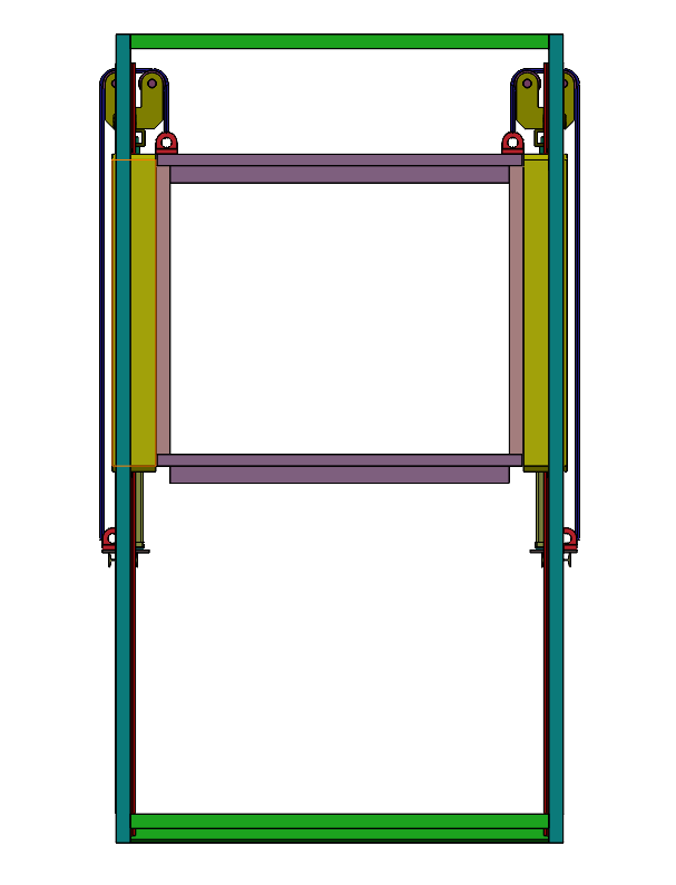 立体车库升降车库(2车位)三维SW模型=1435907==90