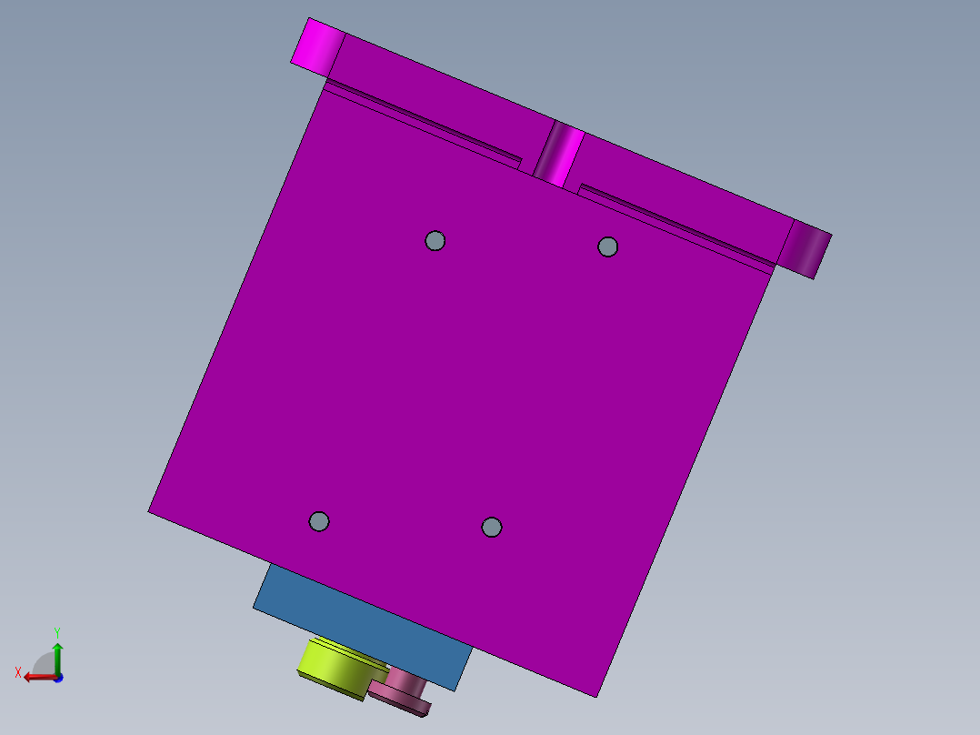 十字轴零件钻φ8孔夹具设计资料含三维+二维+工序卡+说明书后视图
