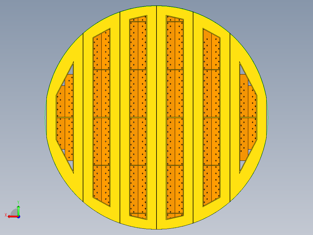乙二醇精馏塔设备设计含UG三维==750958==300后视图