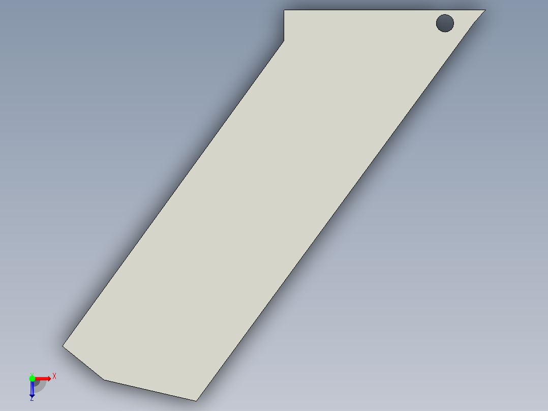 俄罗斯红土地2K25式152mm激光末制导炮弹俯视图