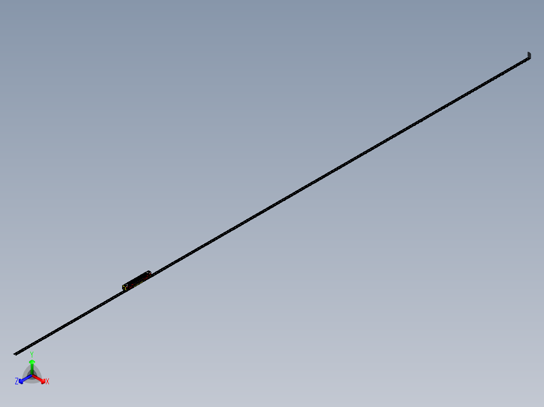 双层和发电机车列车前视图