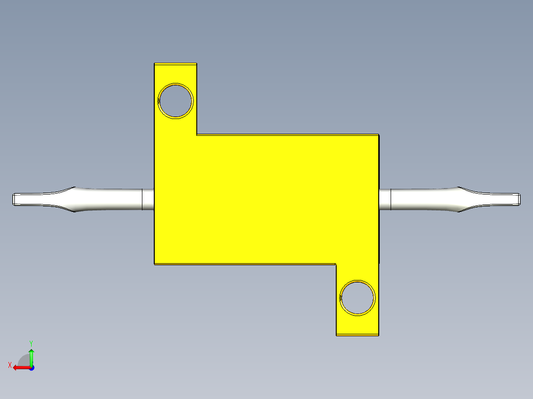 底盘安装大功率电阻25W，HS50系列后视图