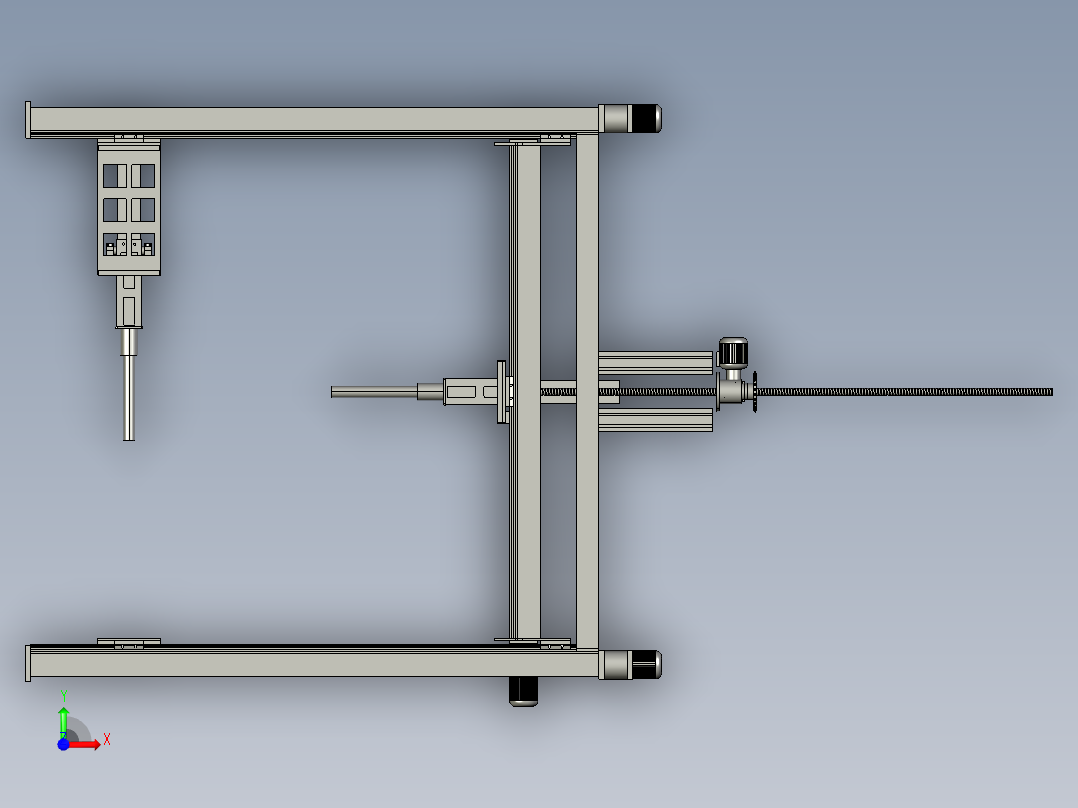 多自由度调节机构前视图