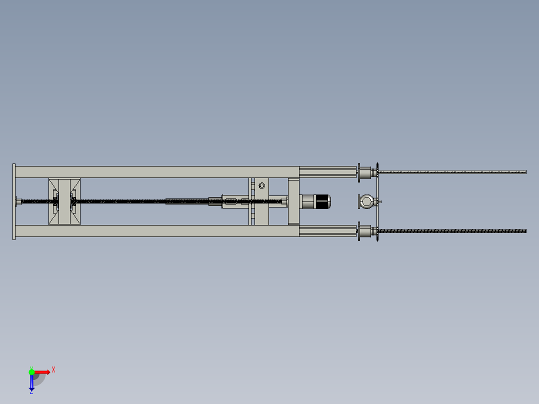 多自由度调节机构俯视图