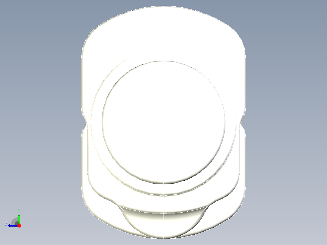 汽车曲轴右视图