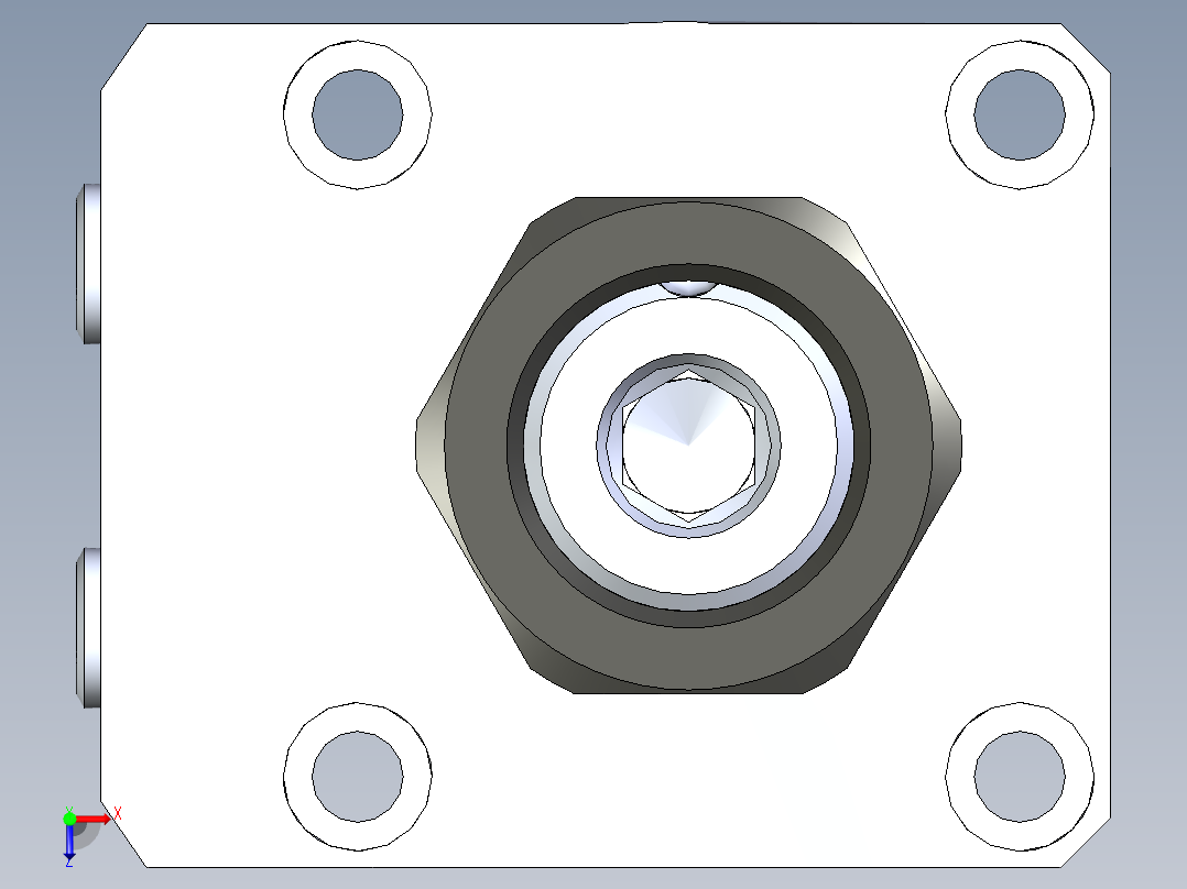 KOSMEKLHA0480-GL-Q40_R01多系列多零件图纸模型俯视图