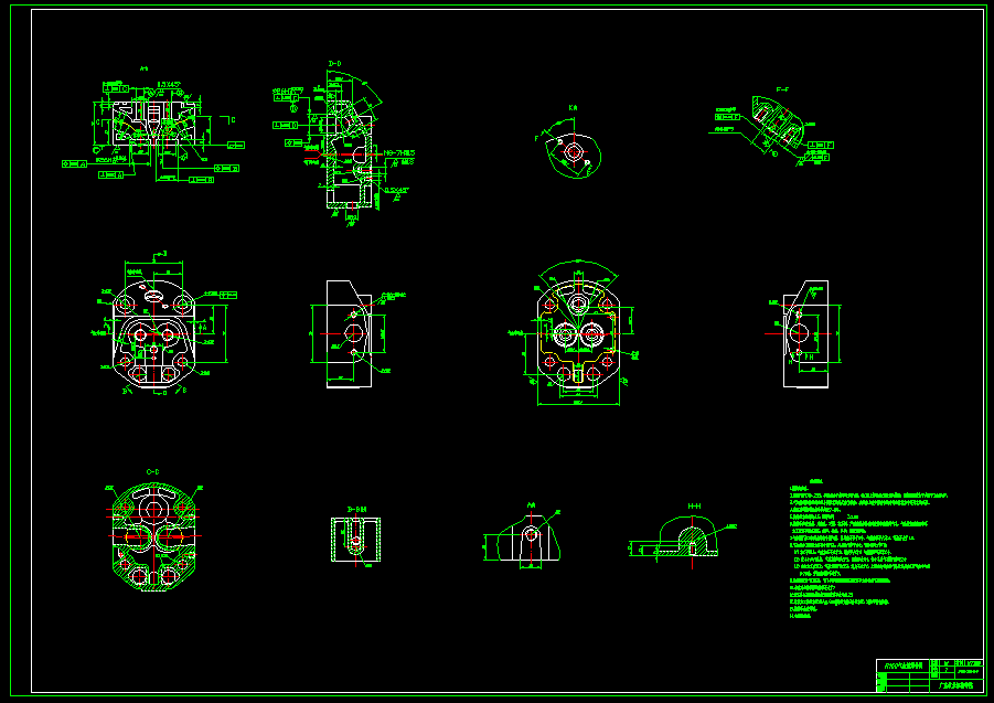 柴油机气缸盖加工工艺规程及夹具设计【含CAD图+全套卡片】
