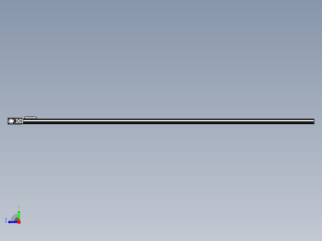 同步带全封闭直线模组TPA-HCB-105D-90-L2900-ML-Y-P20-N3右视图