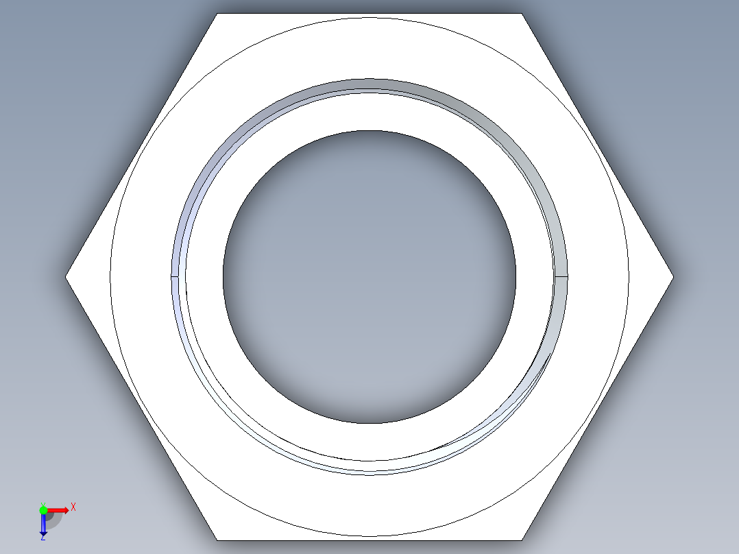 CPVC管件31-Sch80_PVC-Brass_SPIGxFPT_9878-012BR_1.25in俯视图