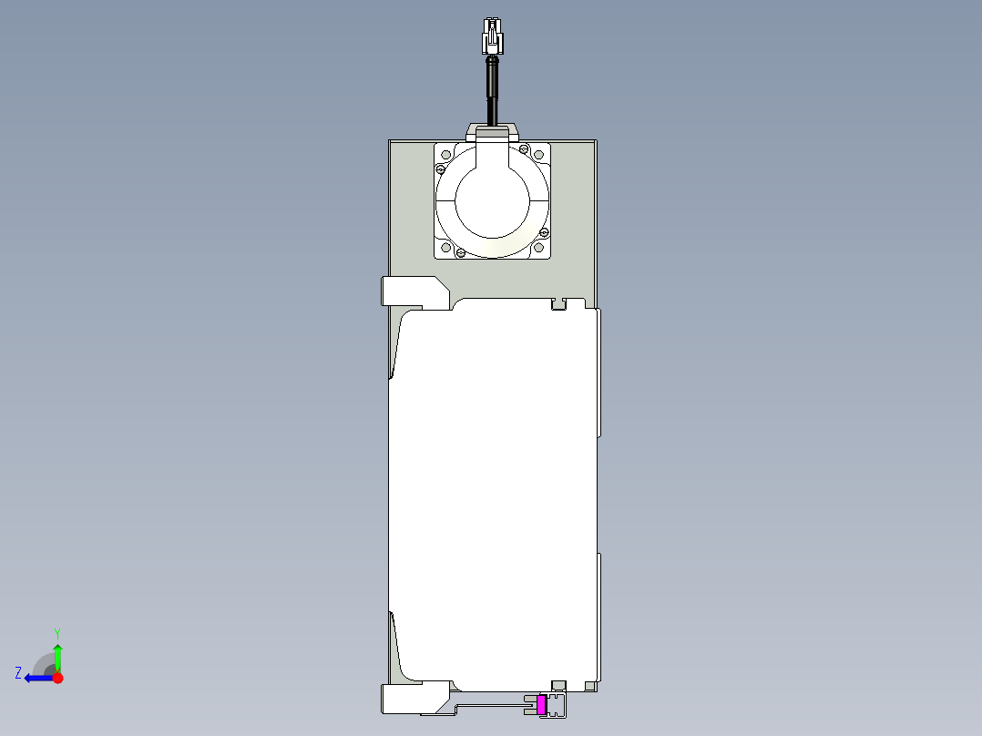 VF丝杆传动-一般环境VF27-Lxx-C-S1250-BR-ZP75-D3右视图