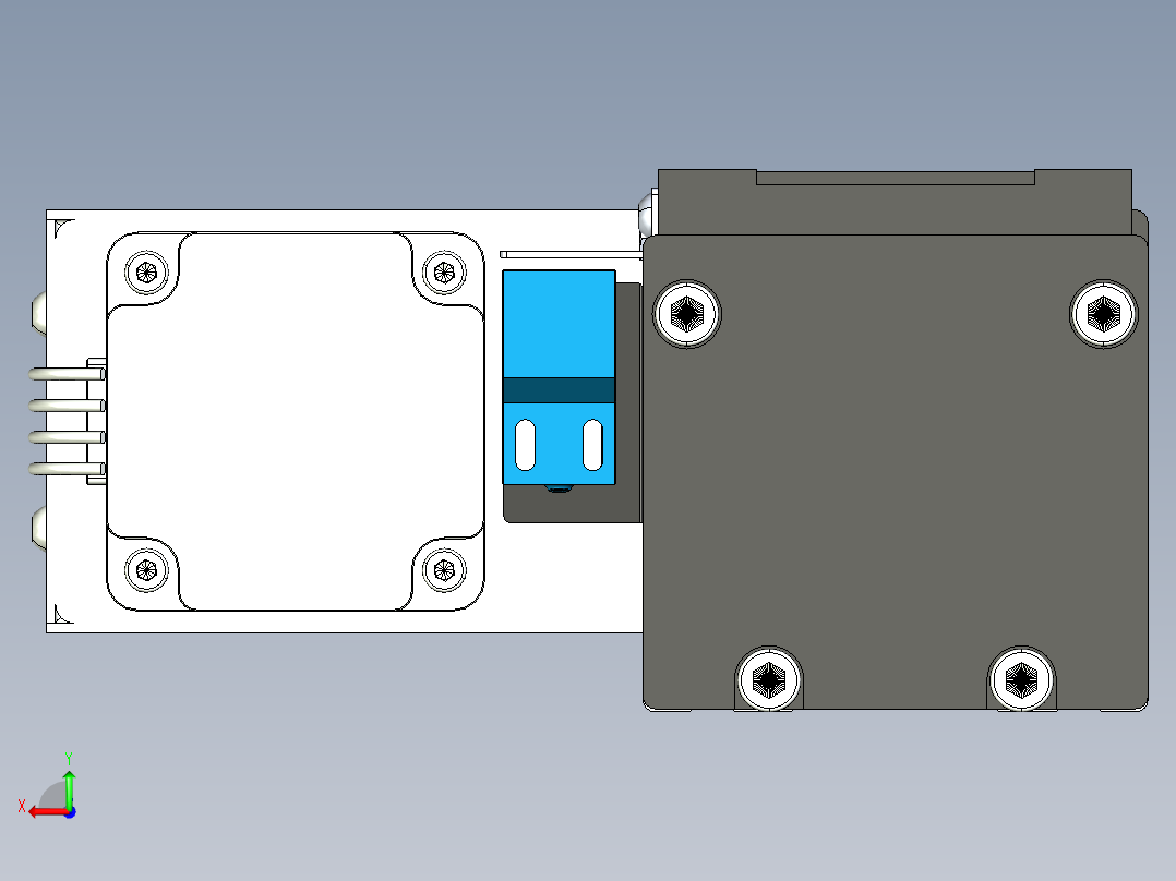 模组FSL80 E200 10C7-BL-B60后视图