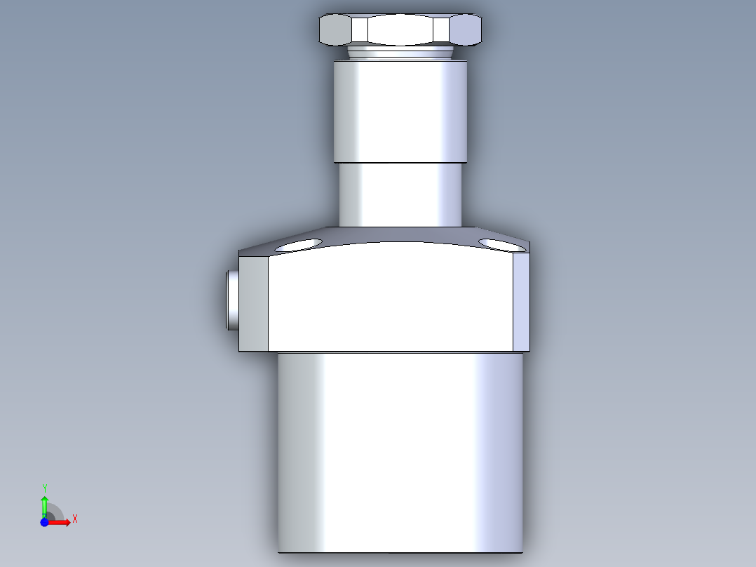 KOSMEKLHA0900-CL-Y45多系列多零件图纸模型前视图