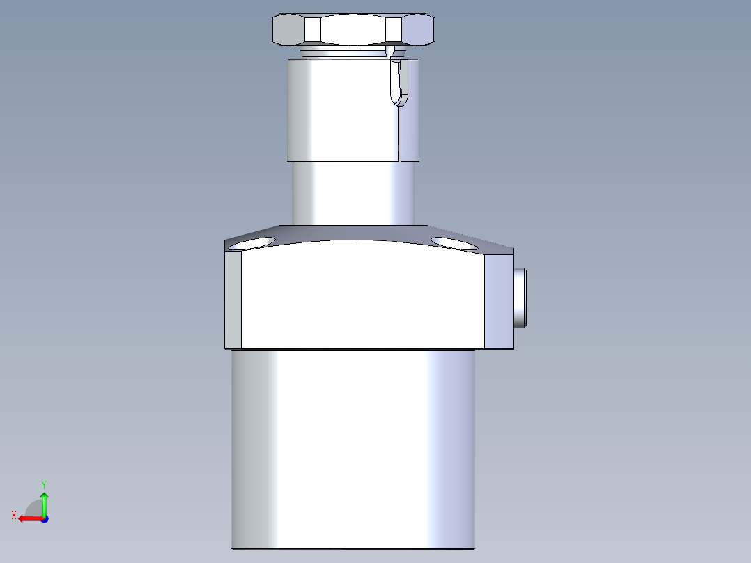 KOSMEKLHA0900-CL-Y45多系列多零件图纸模型后视图