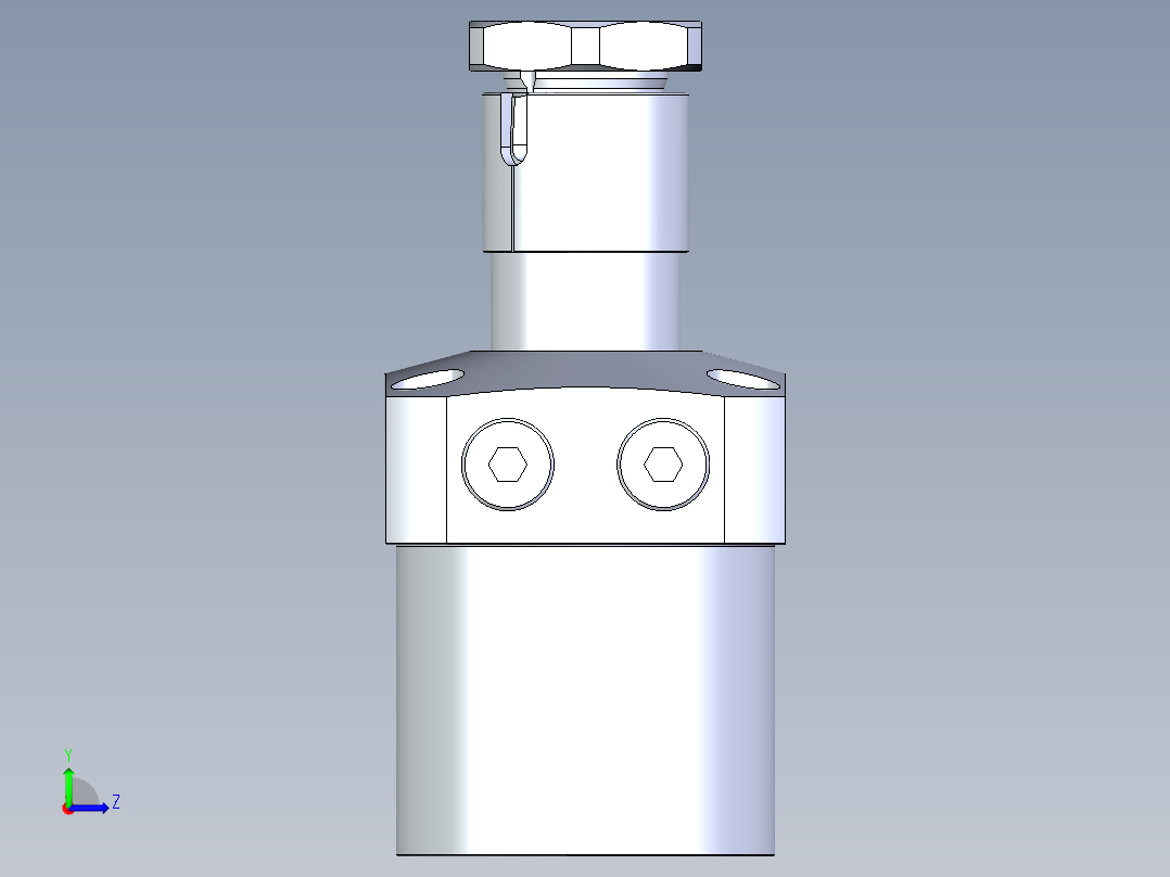 KOSMEKLHA0900-CL-Y45多系列多零件图纸模型左视图