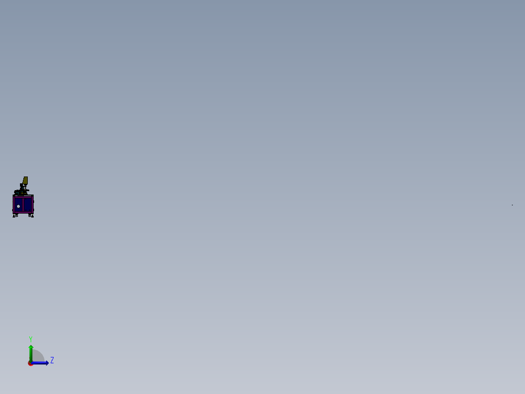 连接器端子压入去边料检测设备左视图