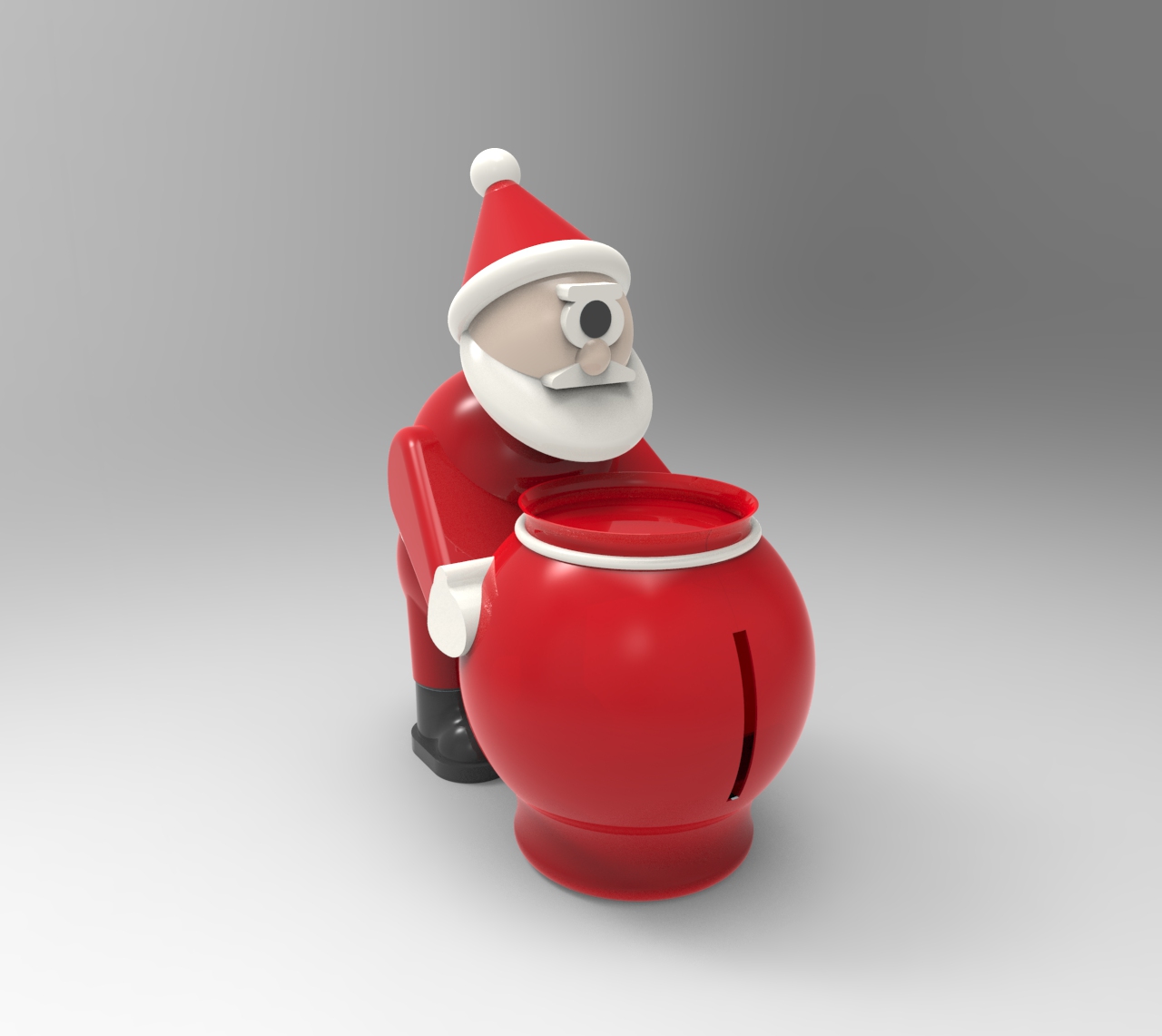 独眼圣诞老人储蓄罐