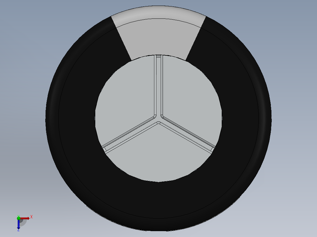 电容器 二极管 电阻器-Capacitor 100uF-16V俯视图
