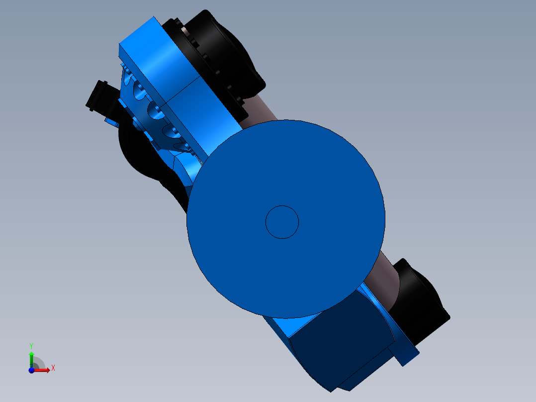 水下机器人前视图