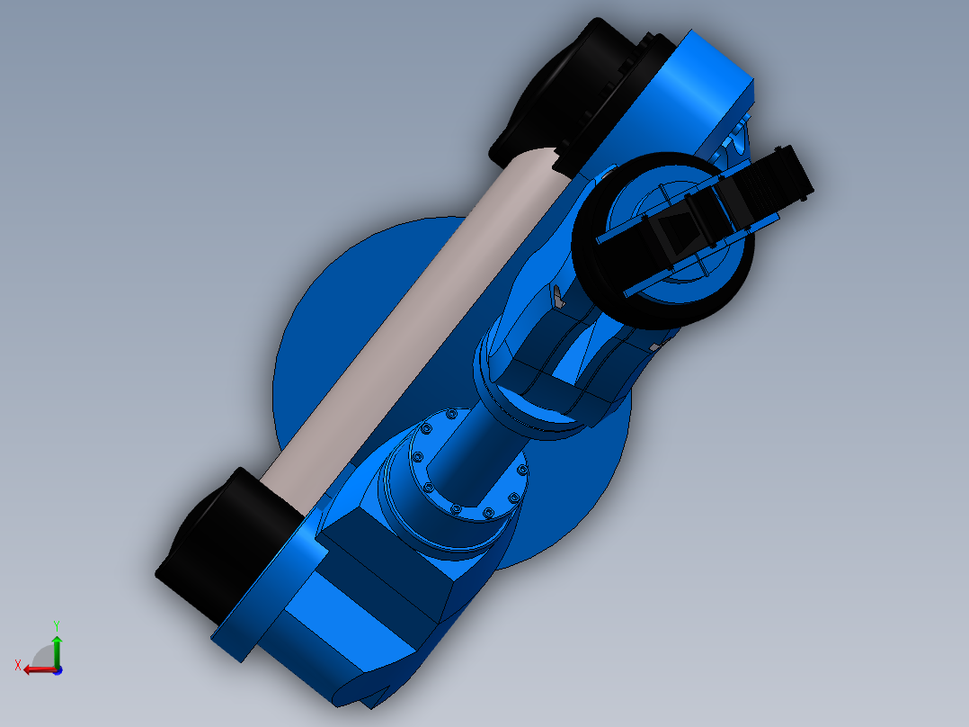 水下机器人后视图