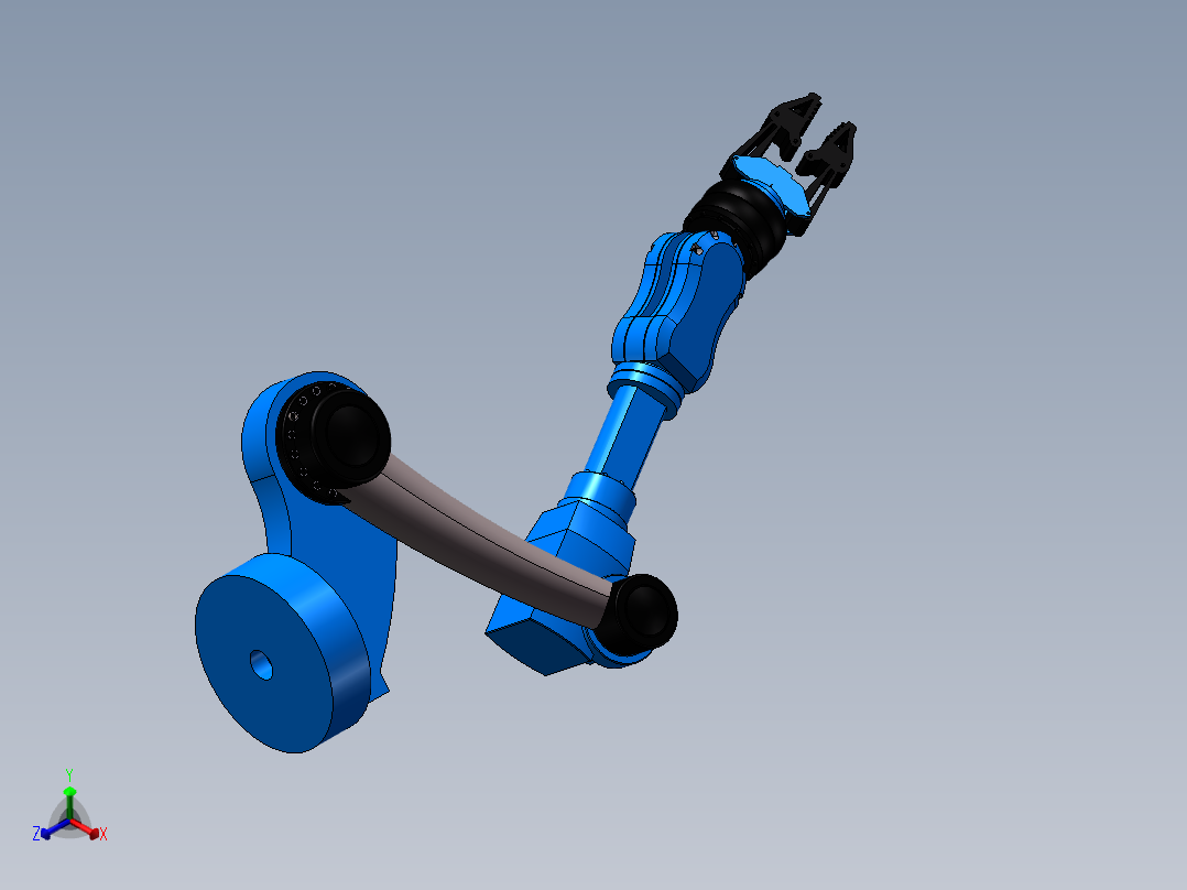 水下机器人正等轴测图