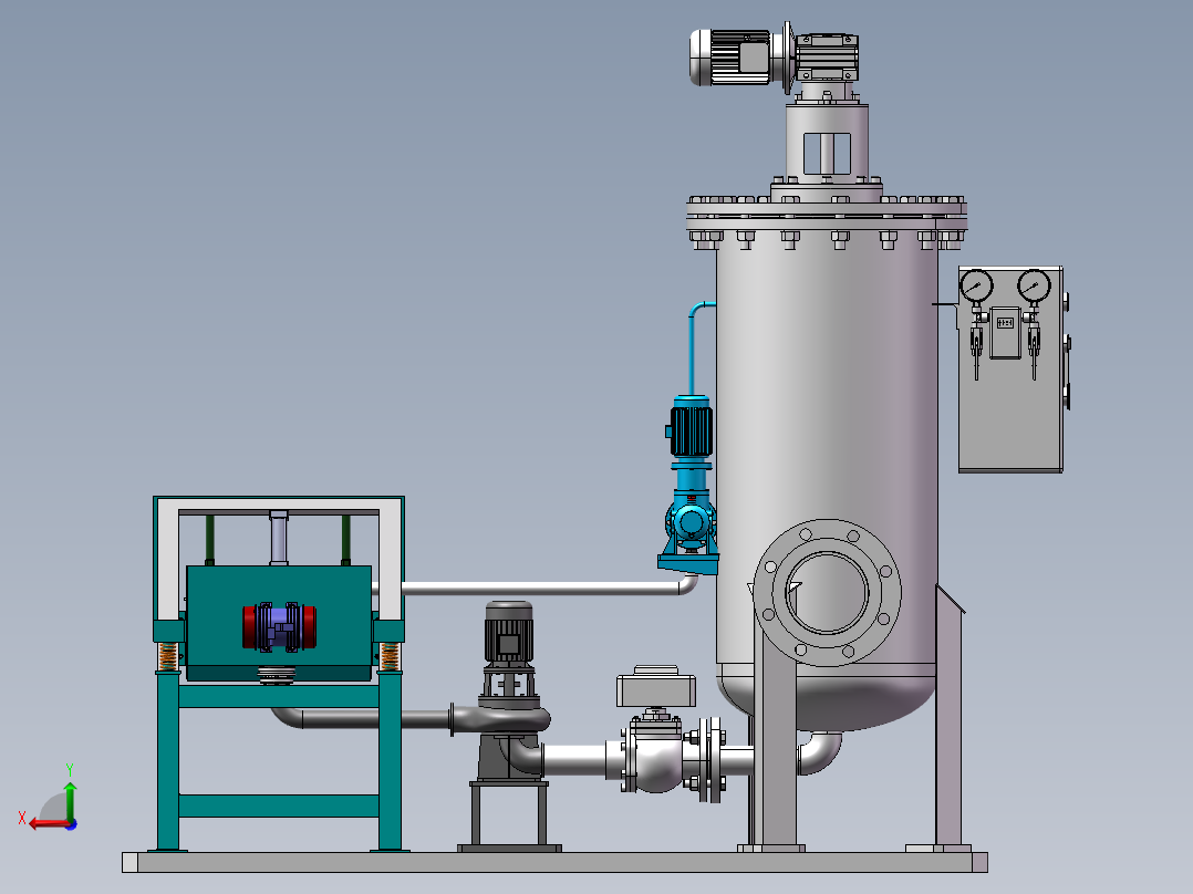 溶液过滤装置sw18后视图
