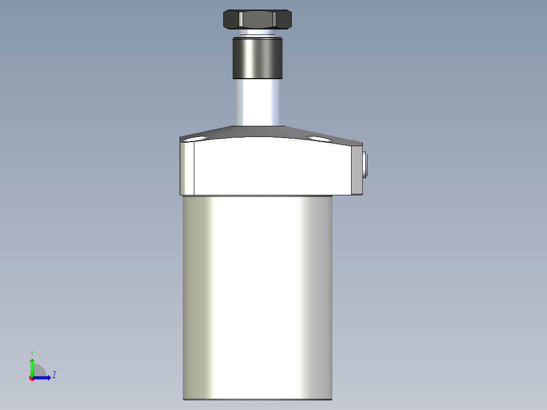 KOSMEKWHE1600-2GR多系列多零件图纸模型左视图