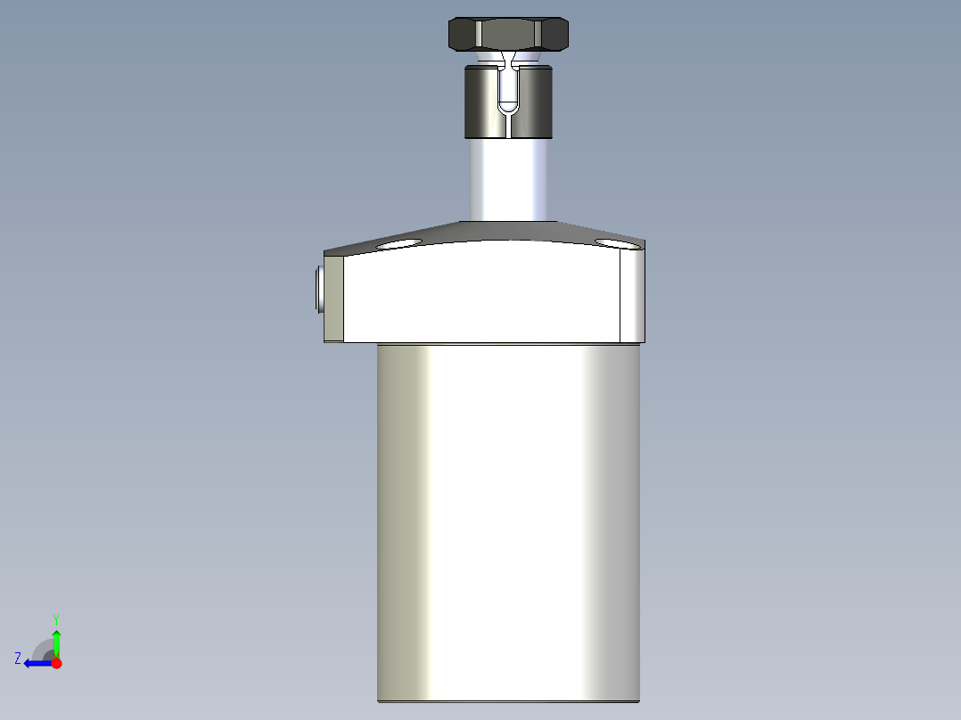 KOSMEKWHE1600-2GR多系列多零件图纸模型右视图