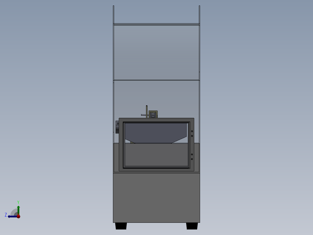 手动锁螺丝机右视图