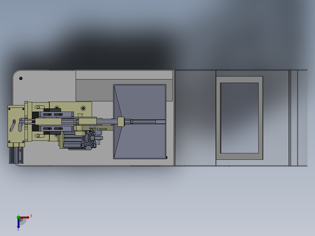 手动锁螺丝机俯视图