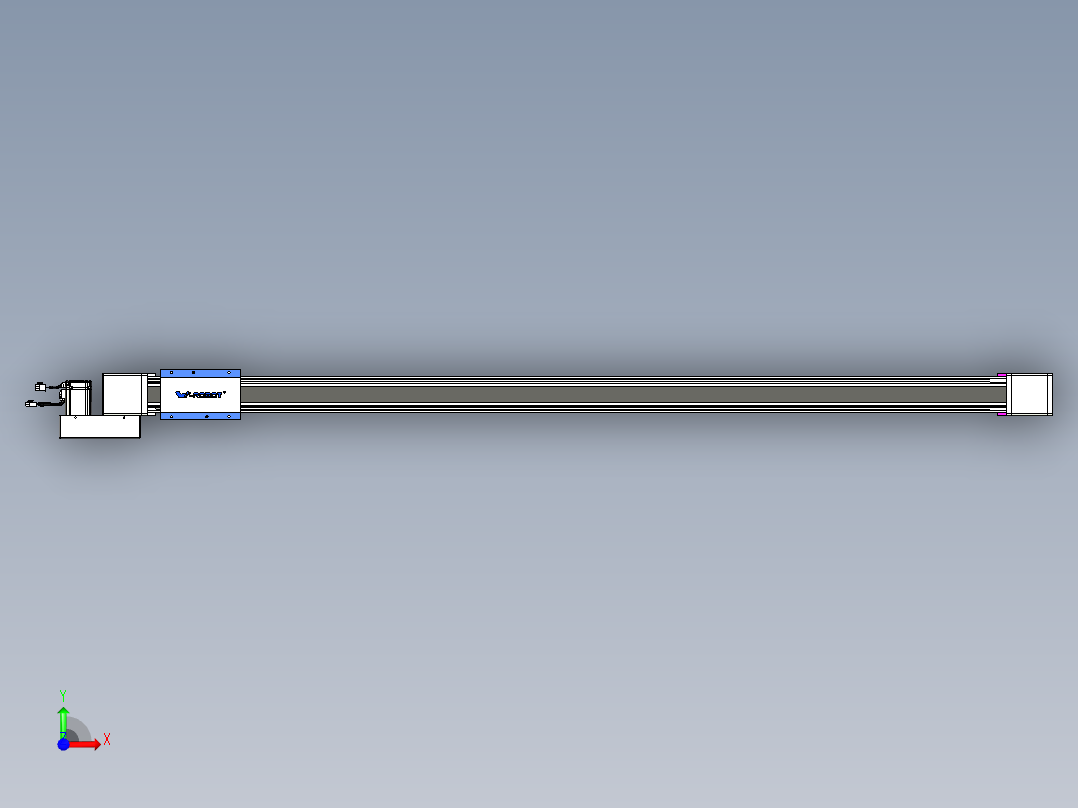 威洛博LB.GB同步带传动--欧规系列GB8-L96-S1700-BL-P40前视图