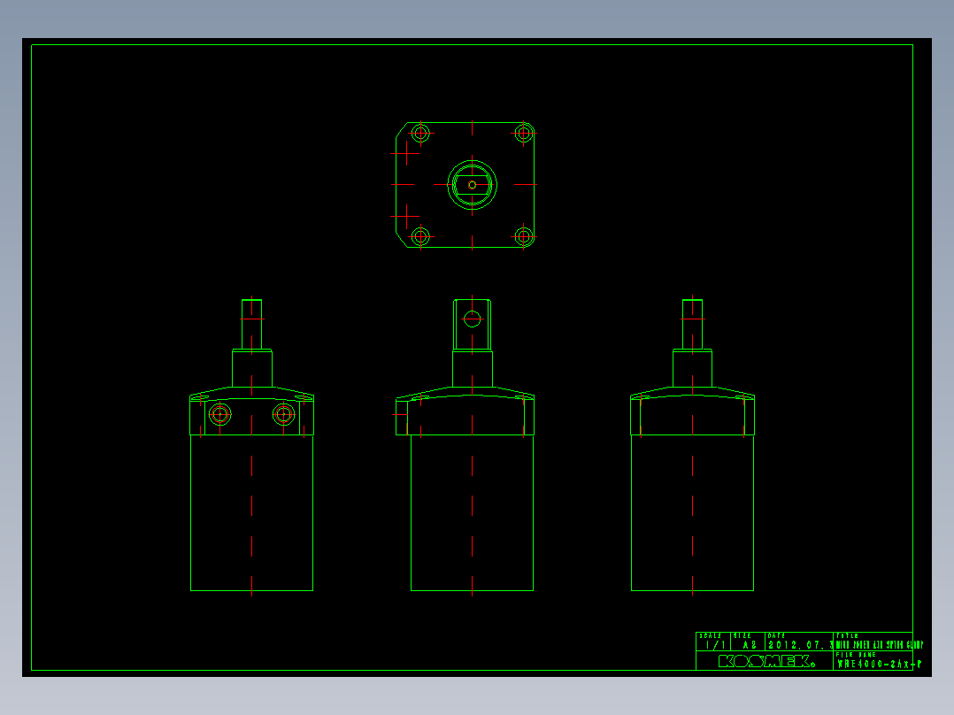 KOSMEKWHE4000-2Ax-P多系列多零件图纸模型多系列多零件图纸模型