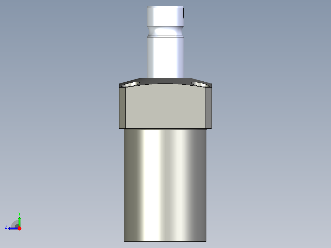 KOSMEKLHS0400-CR-F多系列多零件图纸模型右视图