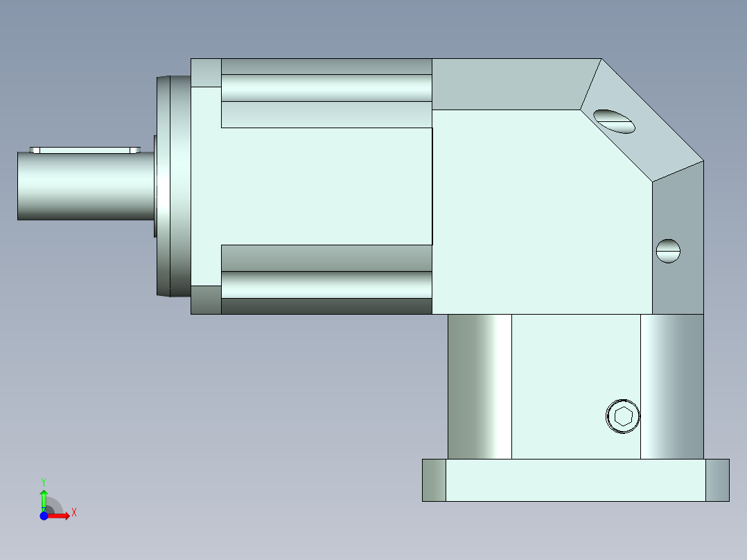 直齿ZPLX142-L2 42-114.3-200-M12.stp前视图