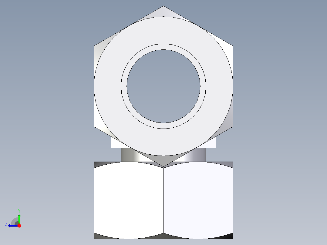 卡套式工业通用硬管接头EO_Standpipe_branch_tee_EVT22L71右视图