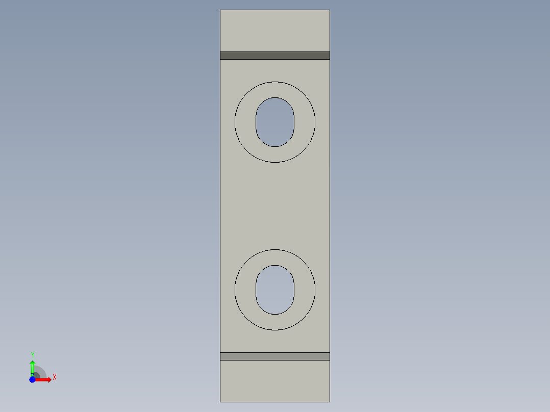 基恩士FS-V31(P)_33(P)_31M_mount_kc图纸模型前视图
