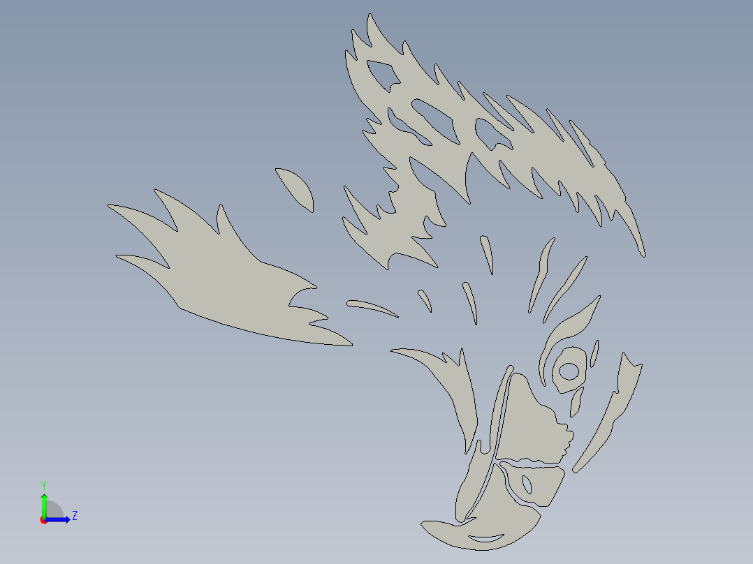 eagle-老鹰头像左视图