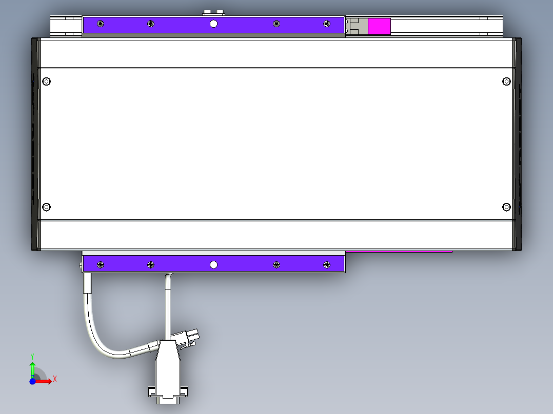 威洛博VL系列直线电机模组-VL17E3-S100前视图