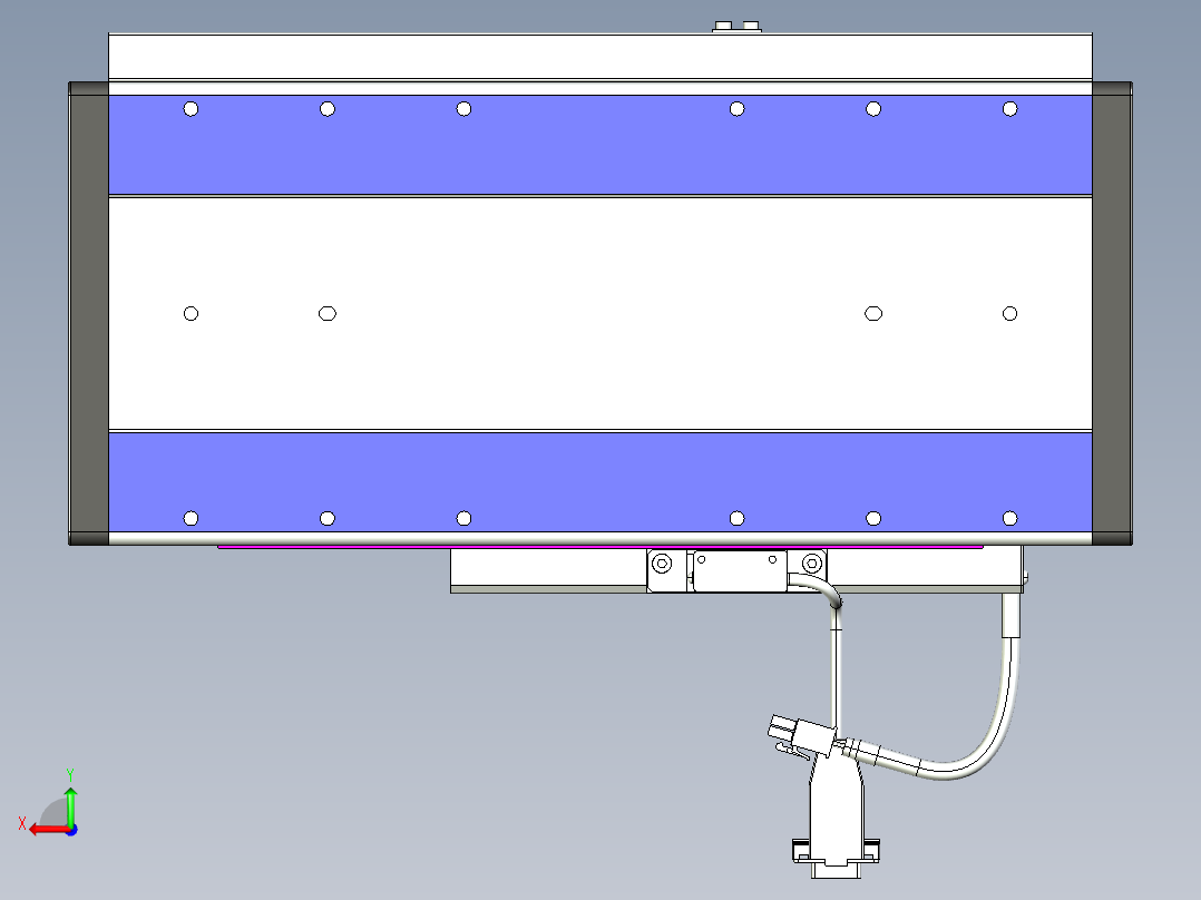 威洛博VL系列直线电机模组-VL17E3-S100后视图