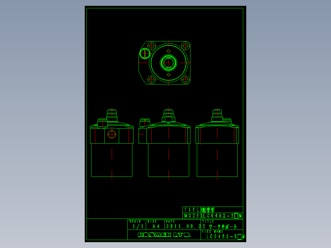 KOSMEKLC0482-SxM多系列多零件图纸模型多系列多零件图纸模型
