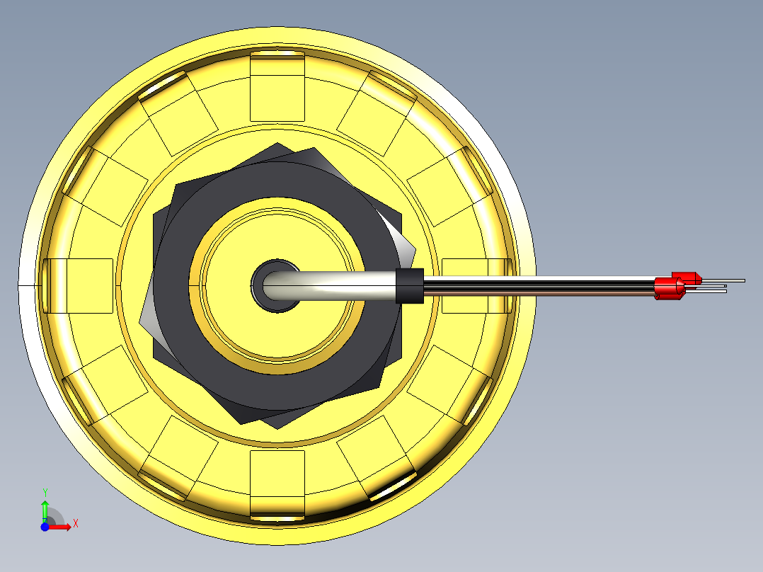 超声波设备ENSOR-RANGE-4m-13.1ft-PP-BODY-4-20mA-2-WIREHART-BSP-THREAD前视图