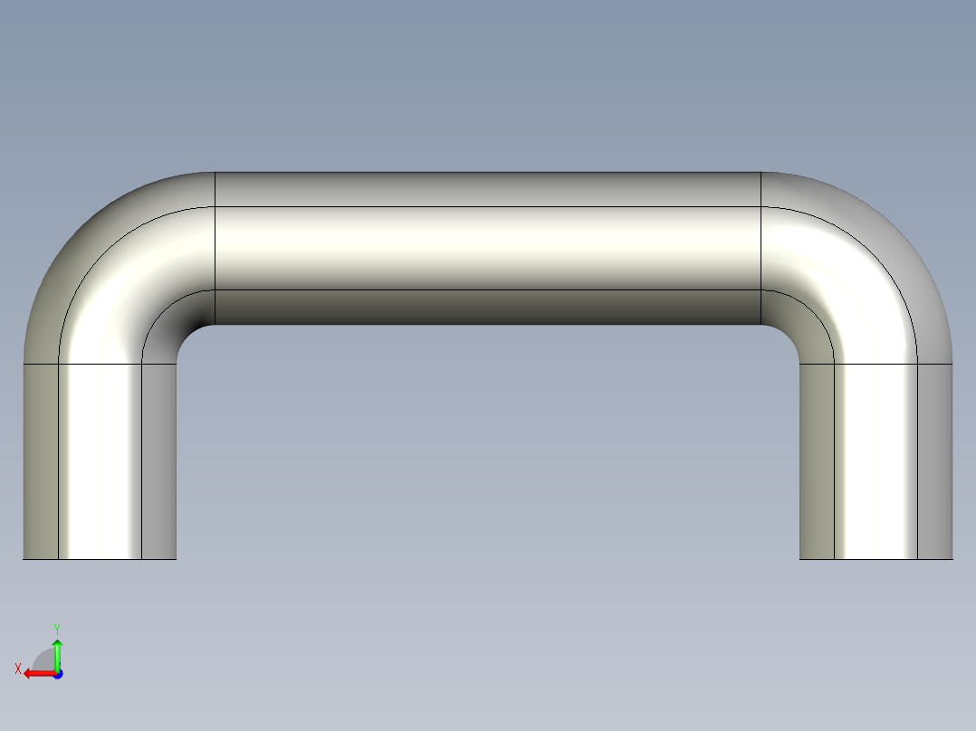 取手(塑膠)M.243-3D多系列多零件图纸模型后视图