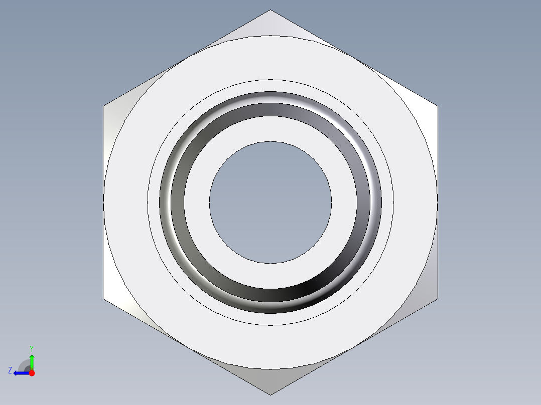 卡套式工业通用硬管接头EO_Swivel_connector_EGEO16SMCF右视图