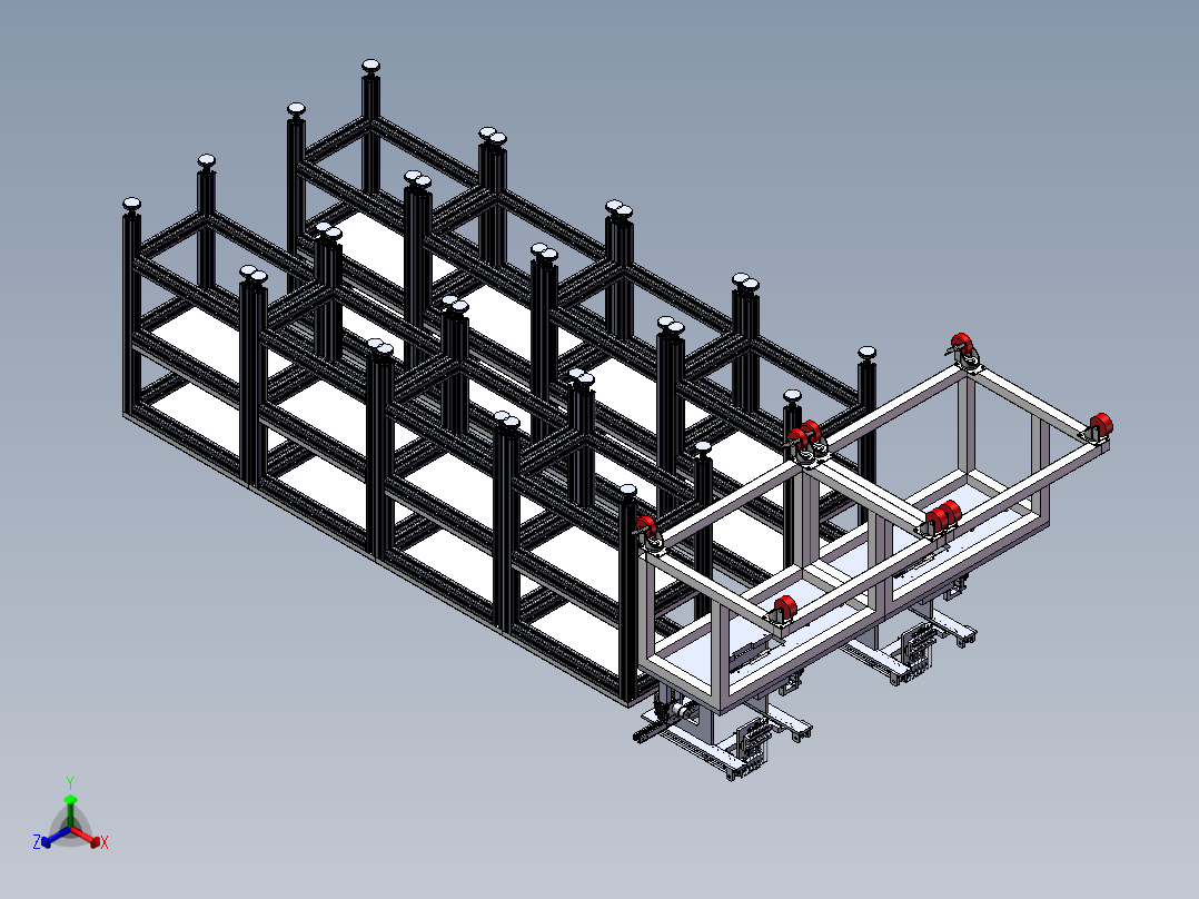 多头电子补胶机sw17可编辑正等轴测图