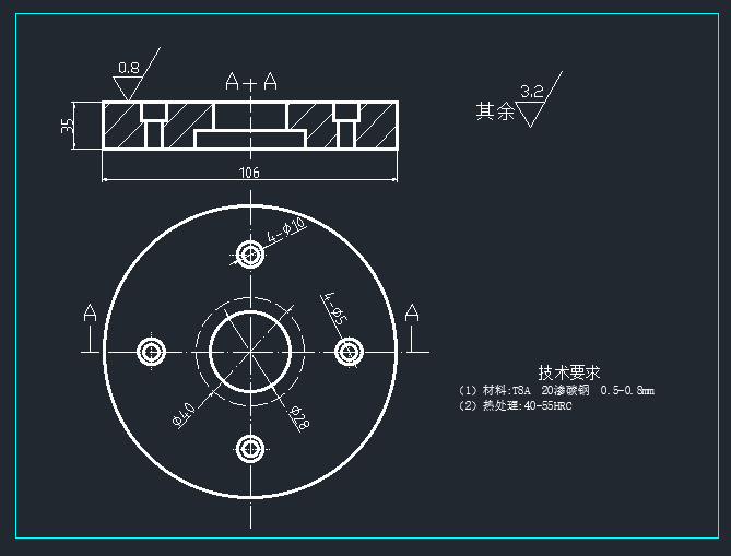 小米空调遥控器外壳注塑模具设计