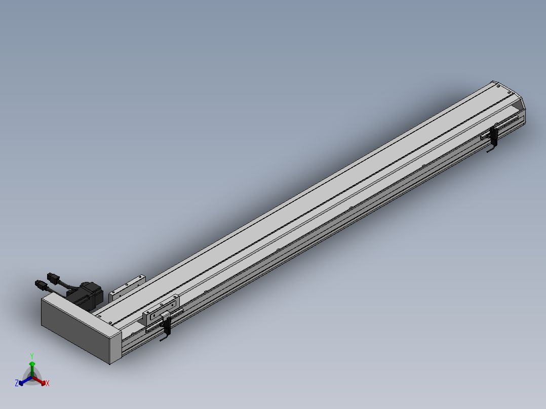 精密模组MY120-T10-900L-BR-P10B-C4-C正等轴测图
